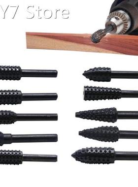 10Pcs/Lot Rotary Tool Burr Drill Bit Set Tungsten Carbide Mi
