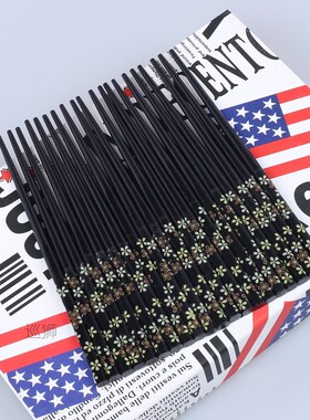 Retro Chinese style wooden hairpin chopsticks qipao accessor