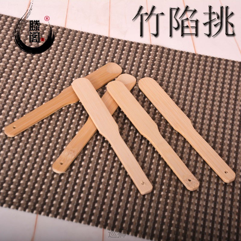 Natural lacquer free bamboo solid wood dumpling wonton tool