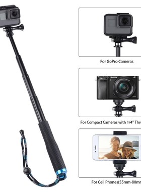 36 inch Selfie Stick Monopod for GoPro Hero 6 5 7 4 Black S