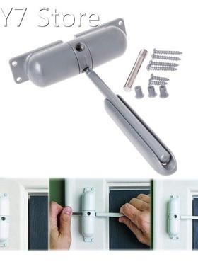 1 Set Adjustable Surface Mounted Spring Door Closer Automati