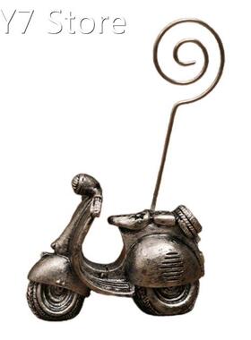 Desktop Name Card Holder Stand Metal Clip Home Decorations f