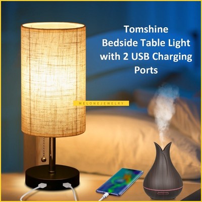 Bedside able Light Pulling Switch Desk Nightstand Lamp with