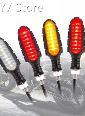 Universal Motorcycle Turn Signal 16 LED Lights Indicators Si