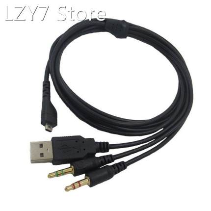 3.5mm Jack Headphone Cable Replacement Charging Cord Compati