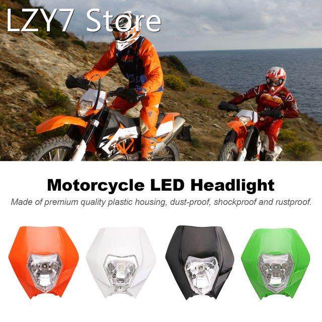 12V 35W Motorcycle LED Headlight Headlamp Fairing Day Runnin