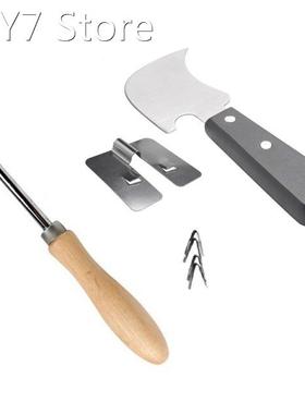 7Pcs Stainless Steel Vinyl Floor Welding Kit Accessories Set