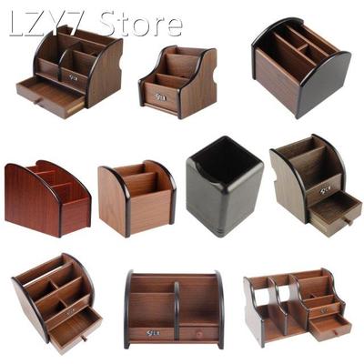 Multi-grid Wood Desk Organizer Ideal for Organising Books Ma