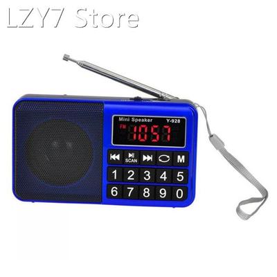 Portable Stores Automatically Rechargeable Digital Radio Wit