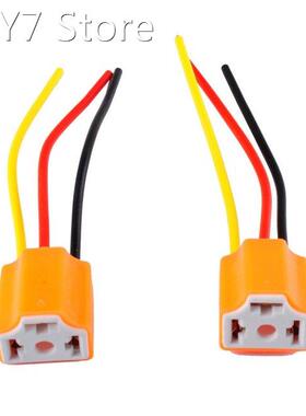 NEW2pcs 9003 h4 h7 LED Ceramic Wire Wiring Harness Connector