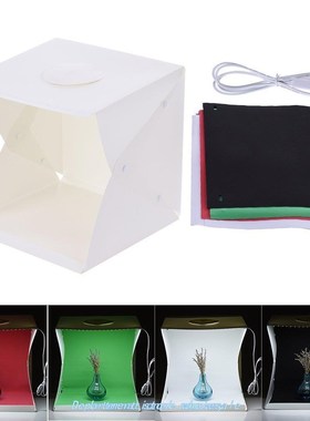 2 LED FoLDing Lightbox 40*40 PortabLE PhotograPhy Photo StuD