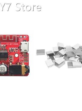 30 Pcs Aluminum Heatsink Cooling Fin 20Mmx14mmx6mm With Blue