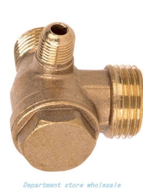 3 Port Brass Male Threaded Check Valve Connector Tool for Ai