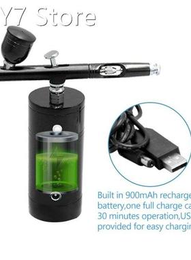New USB Rechargeable Airbrush Kit Airbrush Compressor Spray