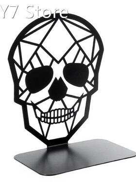 Exquisite Decorative Bookend Heavy Duty Black Iron Bookend M