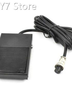 Hand Metal Foot Pedal Switch 1.8 Meters Cable 3 Pins Connect