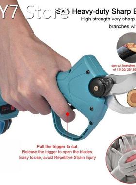 48V Electric Pruning Shears Cordless Secateur Rechargeable P