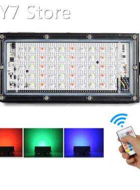 LED Floodlight 50W RGB Color Change Spotlight Garden Lamp Li