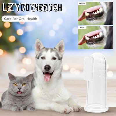 Pet Finger Toothbrush Teddy Dog Cat Bad Breath Tartar Teeth