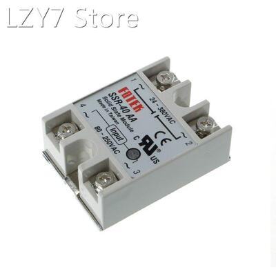SSR-40 AA AC-AC Metal Base Solid State Relay Moudle SSR-40AA