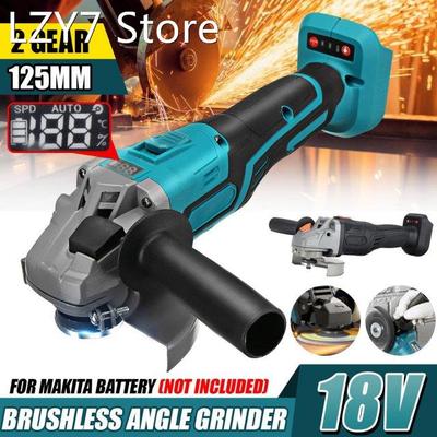 125mm 100mm Brushless Impact Angle Grinder Upgrade LED Displ