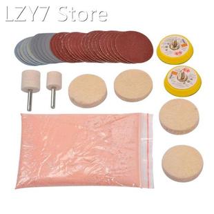 34pcs/Set Deep Scratch Remove Glass Polishing Kit 8 OZ Ceriu