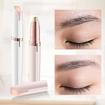 Painless Electric Brow Trimmer Eyebrow Razor Shaver Hair Rem