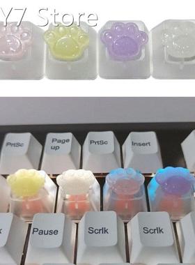 1 Pc Keycap Games Backlit Cat Paw DIY Key Cap Mechanical Key