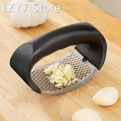 1pc Manual Stainless Steel Garlic Press Manual Garlic Mincer