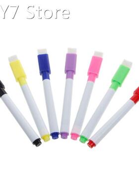 5Pcs Whiteboard Pen Erasable Dry White Board Markers Black I