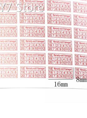 200pcs/pack Warranty Void If Removed Sticker 2018-2020 Year