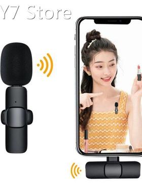 New Wireless Lavalier Microphone Portable Audio Video Record