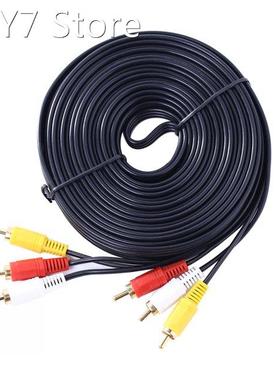 10 m 3RCA to 3 RCA Male to Male Audio Cable Gold Plated AV C