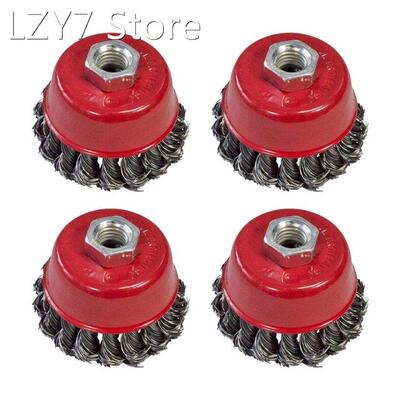 3Inch Twist Knot Wire Wheel Cup Brush for Any Angle Grinder