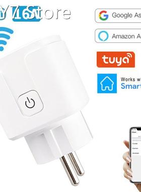 ZigBee Smart Plug EU 16A Adapter Power Monitor Timer Socket