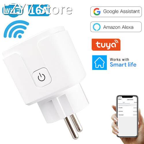 ZigBee Smart Plug EU 16A Adapter Power Monitor Timer Socket