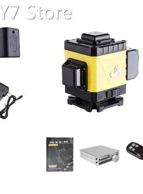 Self-Leveling La ser Level Upgrade 3D Green Rechargeable 8 L