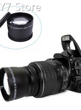 58mm2.0X Professional Telephoto Lens+Cleaning Cloth For Cano