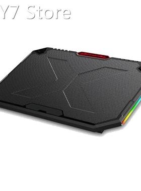 Gaming Laptop Cooler with Five Fans, Free Height Adjustment,