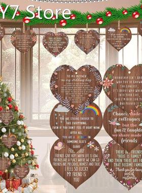 Plaque With Blessings And Ornaments To Send Friends And Fami