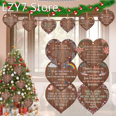 Plaque With Blessings And Ornaments To Send Friends And Fami