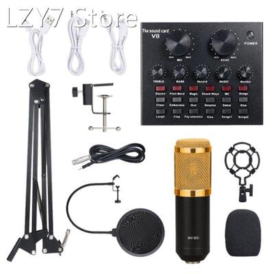 BM800 Microphone Kit With V8 Sound Card Professional Microph
