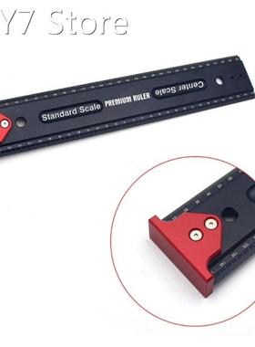 High Precision Measuring Ruler with Hook Stop Level Home Mul