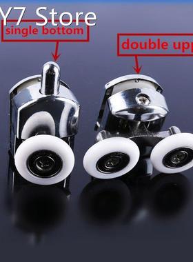 4pcs/set 23/25/27mm shower Pulley Wheels Brass Zinc Alloy Be