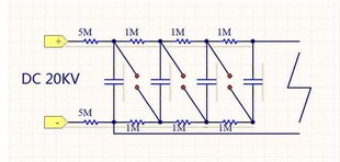 10- Stage Marx Generator Tesla Arc Pulse Generator Lightning