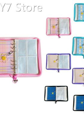 Zipper Binder With 30Pcs Photo Sleeves, Kpop Album Glitter P