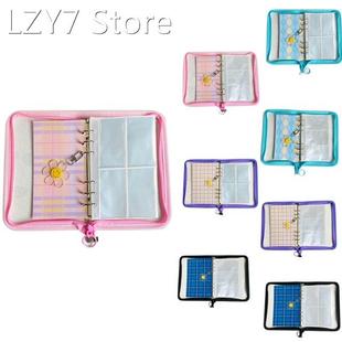 Zipper Binder With 30Pcs Photo Sleeves, Kpop Album Glitter P