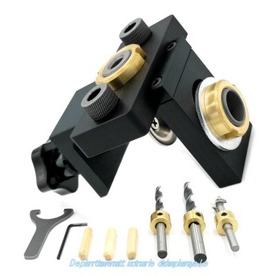 3 in 1 ADJustAble DoWeling Jig WooDWorking Pocket Hole Jig W