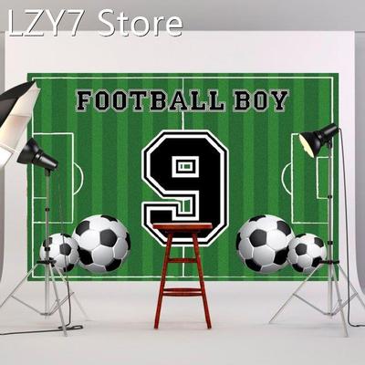 120x80cm Football Field Photography Background Kids Sportsma