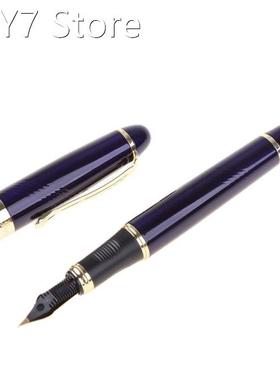 New Jinhao X450 Fountain Pens Medium Nib Pen Gold Trim Quali